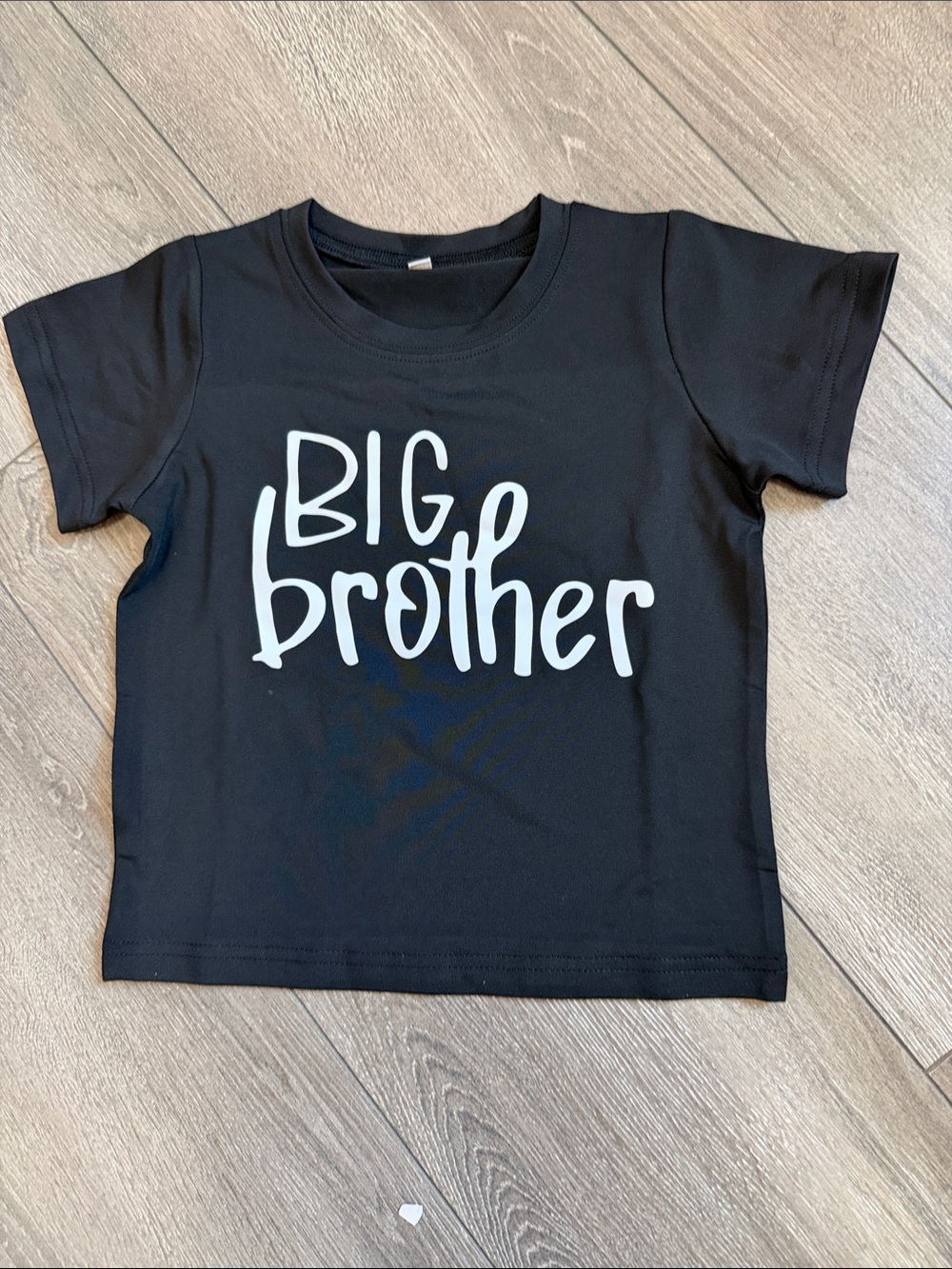 Big Brother Graphic Tee for Kids - Black